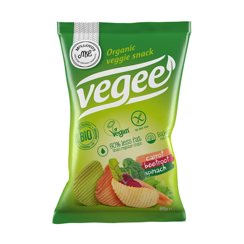 БИО Картофен снакс зеленчуков печен Vegee Organique 85 гр.
