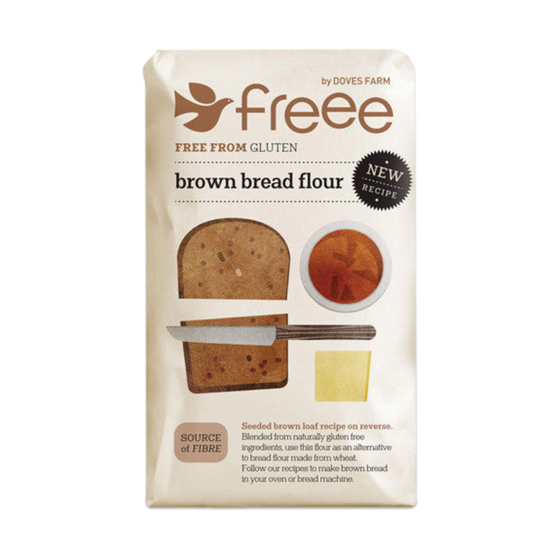 Кафяво брашно за хляб Без глутен Doves Farm 1 кг.