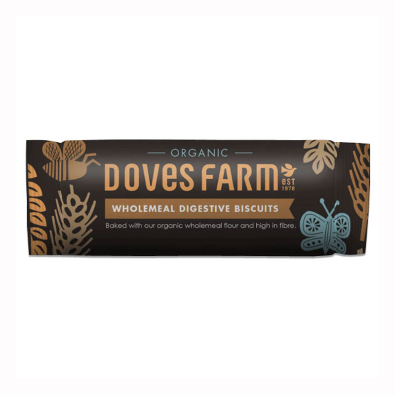 БИО Пълнозърнести бисквити Digestive Doves Farm 400 гр.