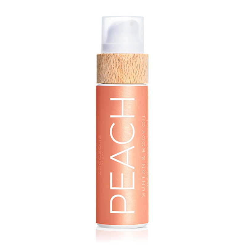    ,     Cocosolis PEACH Sun Tan & Body Oil 110 .