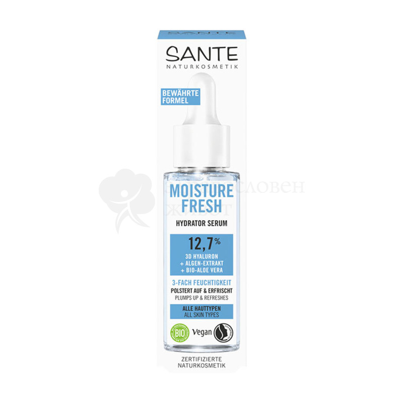 ���������� ����� � ����������� �������� Moisture Fresh Sante 30 ��.
